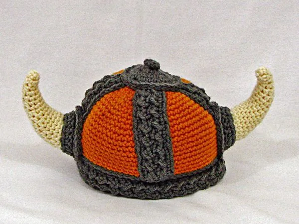 crochet Viking Hat easy pattern