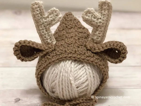 Newborn Deer Bonnet