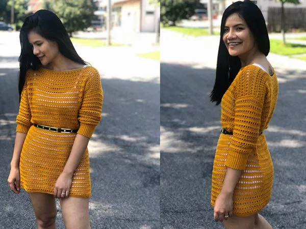 CROCHET Summer Sweater Dress easy