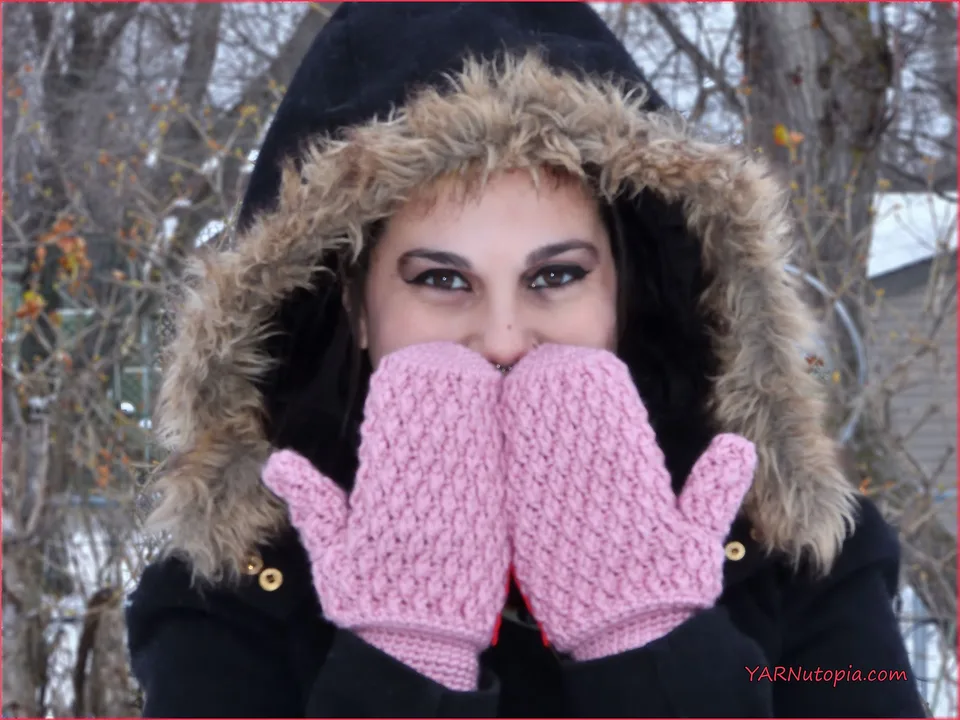 crochet Alpine Stitch Mittens free pattern