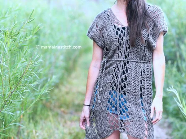 CROCHET Madrid Tunic Dress FREE PATTERN