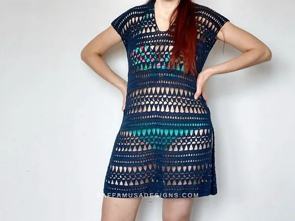 crochet Summer Beach Cover Up free pattern
