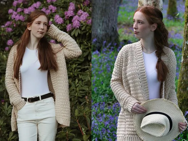 crochet Be Mine Cardigan free pattern
