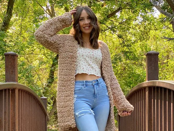 crochet The Luna Cardigan free pattern