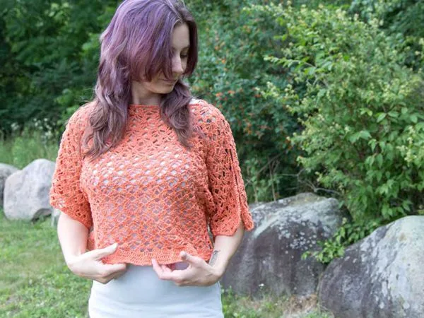 crochet Brexley Crop Top free pattern