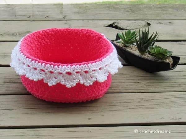 Lace Storage Basket