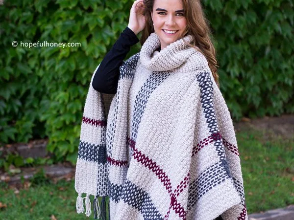 Glencoe Tartan Poncho