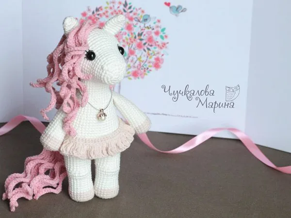 PATTERN Caramel the little pony PDF crochet toy pattern