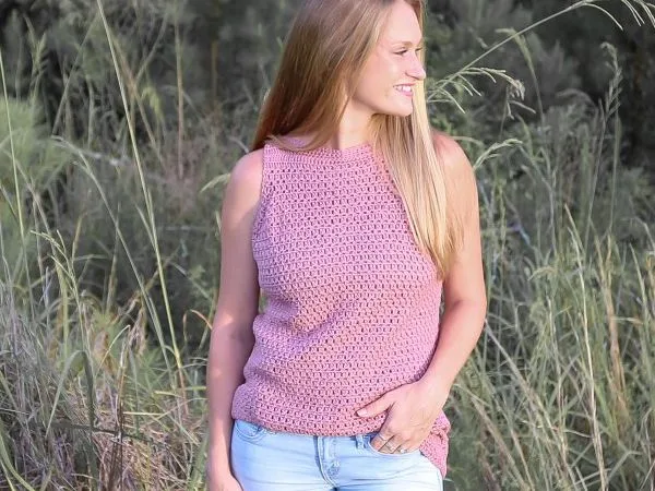 crochet Felicity Tee free pattern