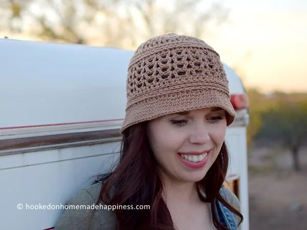 crochet Sun Daze Bucket Hat free pattern