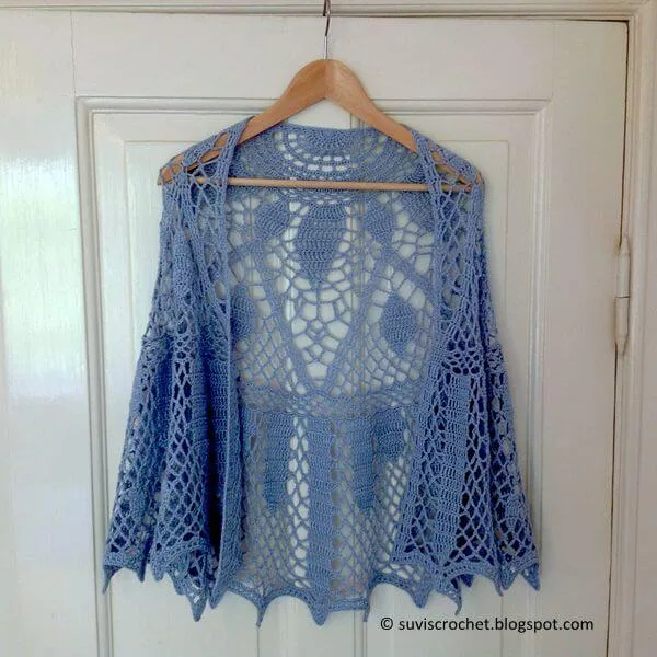 Deco Sunburst Shawl