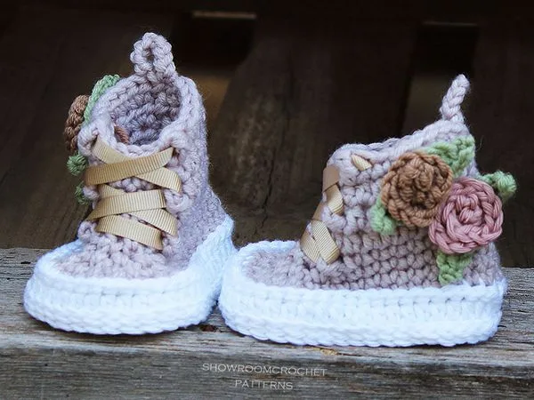 crochet Ana Booties easy pattern