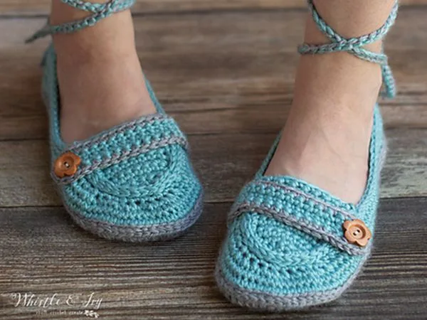 Ankle Tie Slippers