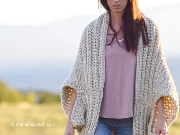 Crochet Cozy Blanket Cardigan