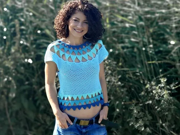 crochet Cleopatra Top free pattern
