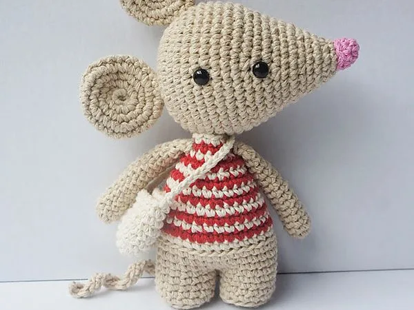 CROCHET the tooth mouse free pattern