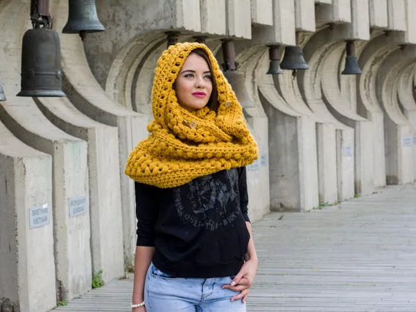 crochet Zizia Scarf easy pattern
