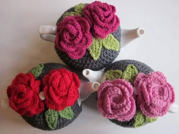 Leah's Rose Tea Cosies