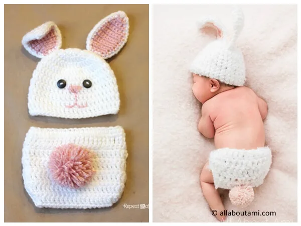 fuzzy baby bunny outfit