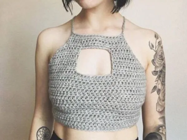 Peek-A-Boo Crop Top